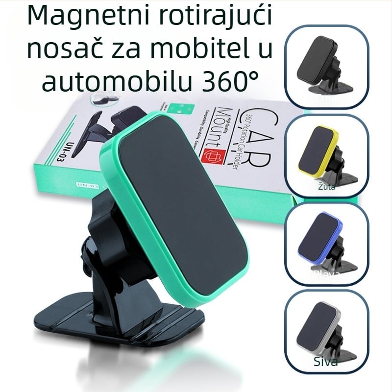 Magnetni držač telefona za auto s ljepilnom bazom za navigaciju, univerzalni, mogućnost tiskanja logotipa