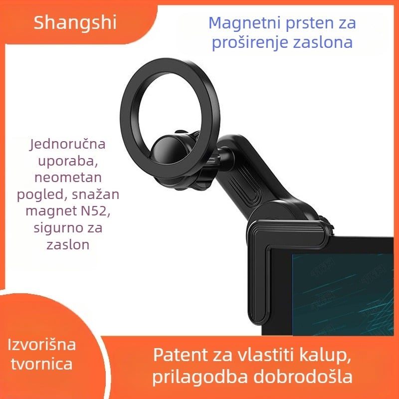Magnetni držač telefona u automobilu s MagSafe – univerzalni, za otvor ventilacije, prilagodljiv
