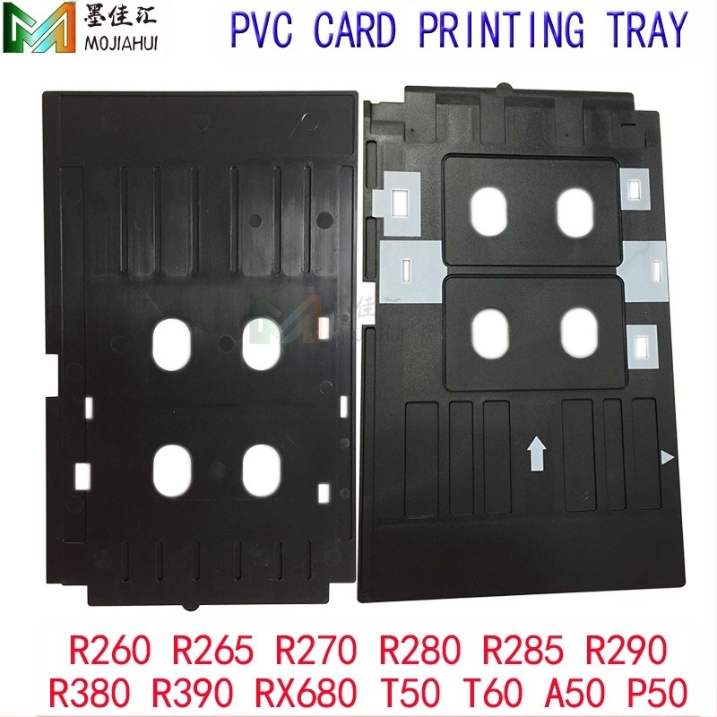 Ode to Mo – Tava za ispis kartica PVC kartice TRAY; nosač za ispis kartica, kompatibilan s EPSON R260/R265/R270/R280/R285, R290/R380/R390/Rx680, T50/T60/A50/P50/R330; licencirana privatna etiketa