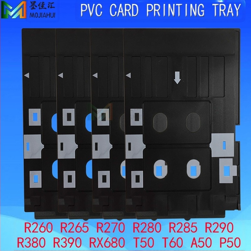 Ode to Mo – Tava za ispis kartica PVC kartice TRAY; nosač za ispis kartica, kompatibilan s EPSON R260/R265/R270/R280/R285, R290/R380/R390/Rx680, T50/T60/A50/P50/R330; licencirana privatna etiketa