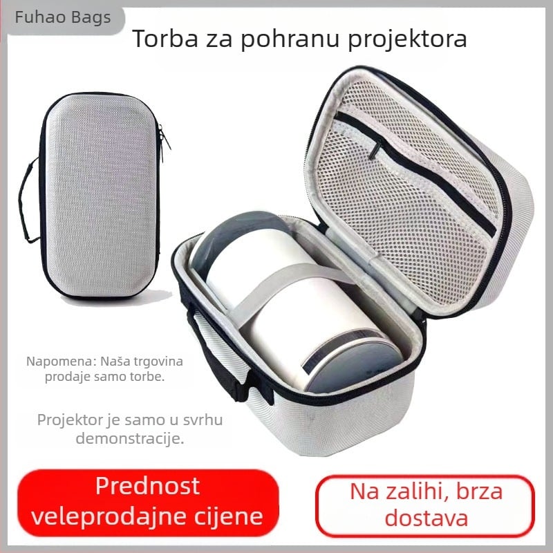 Eva torba za projektor, velik kapacitet, prijenosno tvrdo kućište