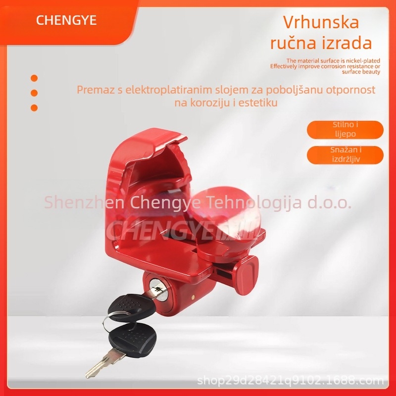 Zaključavanje za vuču za automobile, RV, jahte i brodove; upotreba: vučni kuka auto, RV, jahte i brodovi; kompatibilni modeli: auto, RV, jahte, brodovi; prilagodba: Ne