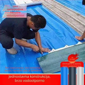 Samoljepljiva vodonepropusna traka za krov od obojenog čelika, popravak propuštanja, anti-aging, UV otporna, za renovaciju