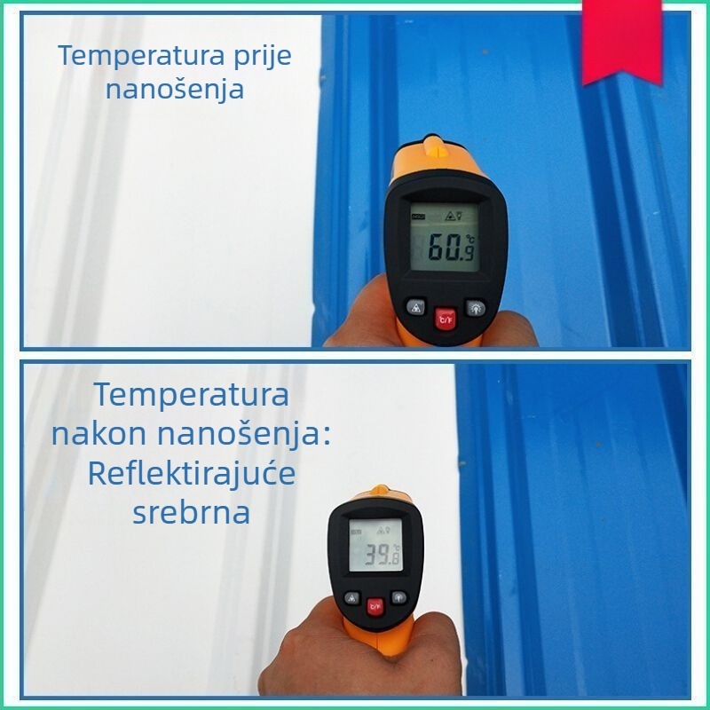 Samoljepljiva vodonepropusna traka za krov od obojenog čelika, popravak propuštanja, anti-aging, UV otporna, za renovaciju