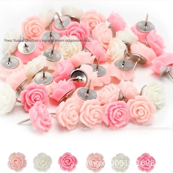 Gumbaste igle za ploču s plosnom glavom, plastika, Model 0021, Pakiranje u bočicu, Marka Yuspai