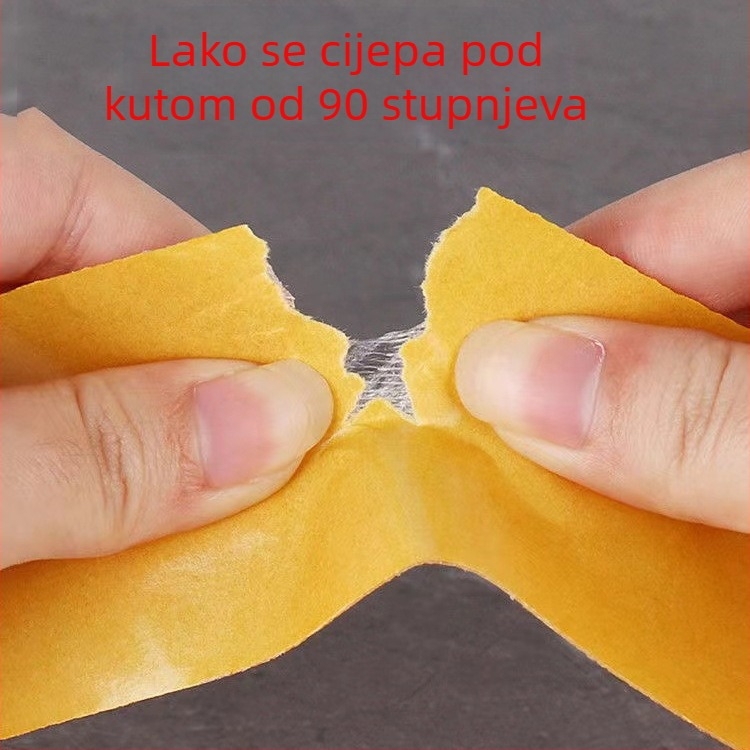 Prozirna dvostrano ljepiljiva traka za tepihe, s platnom podlogom, otporna na 60°C dugoročno i kratkoročno, debljina 380 mm, marka Xunke