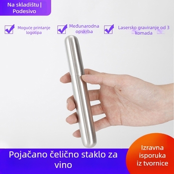 Changgu cilindrična kutija za cigare od nehrđajućeg čelika, cilindrični oblik, retro stil, jednostavno pakiranje, vrhunski set za pušenje