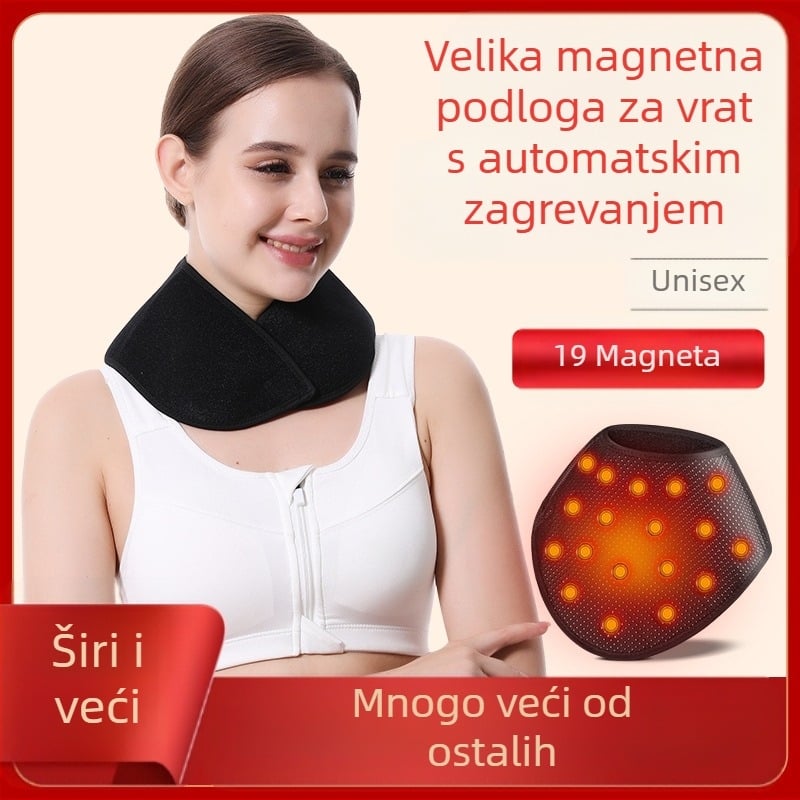 SK-695 Grijanje zaštita vrata s turmalinskim magnetom, Ok tkanina, Unisex
