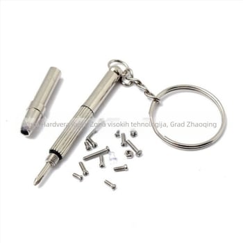 Set vijaka za naočale, sunčane naočale, satove i mobitele, nehrđajući čelik, okrugla glava, 1000 komada