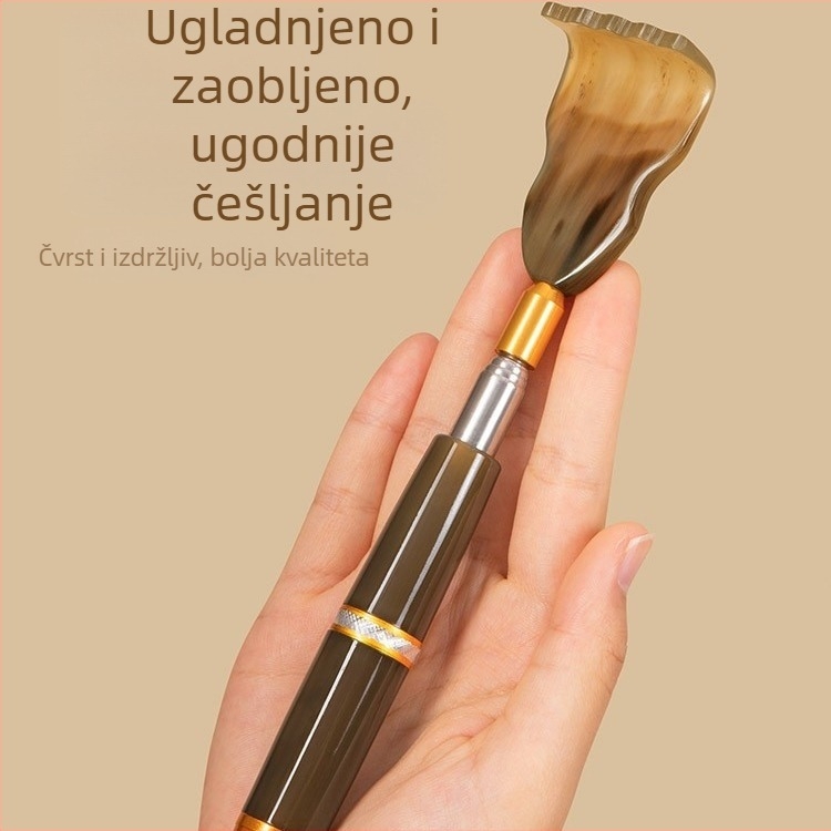 Prenosni masažni štapić za leđa - plastični, lagani 53 g, masaža za zdravlje