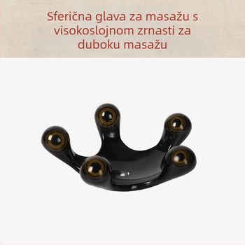 Huyang masažni štap s petokrakom zvijezdom za kućnu upotrebu, plastična masažna šipka, 70 g