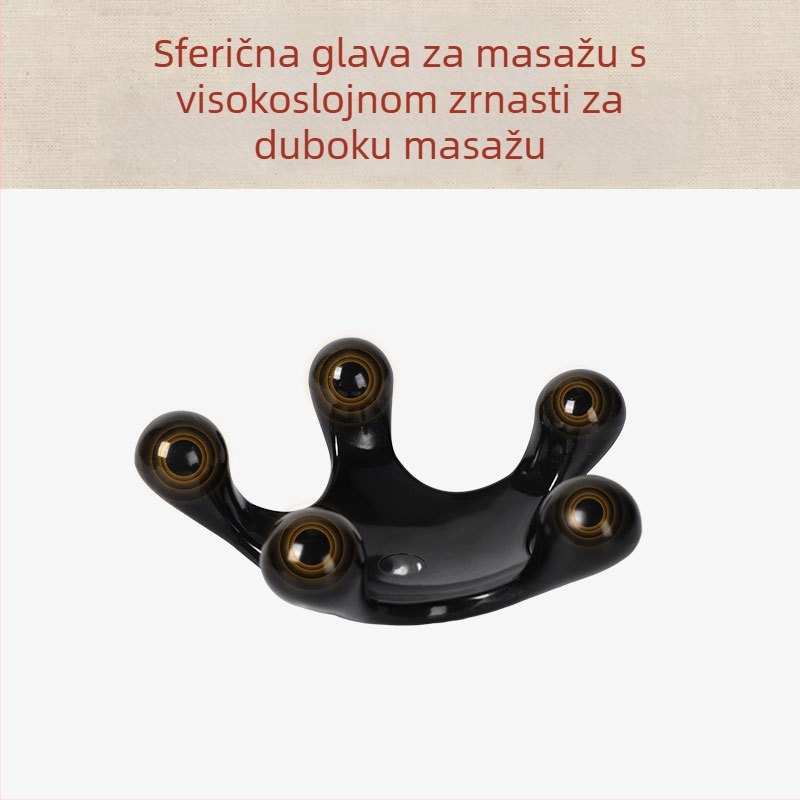 Huyang masažni štap s petokrakom zvijezdom za kućnu upotrebu, plastična masažna šipka, 70 g