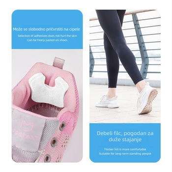 Filc set za njegu obuće za visoke pete (Model: Felt Suit; Pogodno za tenisice, kožne cipele, čizme, sandale, svakodnevne cipele; Uložak: usisavanje/perspiracija; Godišnja doba: ljeto, zima, proljeće, jesen)