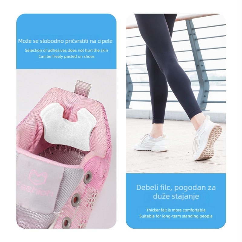 Filc set za njegu obuće za visoke pete (Model: Felt Suit; Pogodno za tenisice, kožne cipele, čizme, sandale, svakodnevne cipele; Uložak: usisavanje/perspiracija; Godišnja doba: ljeto, zima, proljeće, jesen)