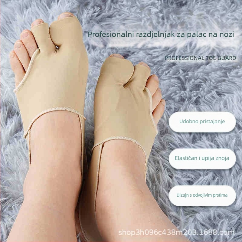 Razdjelnik za hallux valgus velikog prsta | SEBS + najlon tkanina | Nadograđeni model za svakodnevnu upotrebu | Pogodno za sva godišnja doba | Mai Le Kang