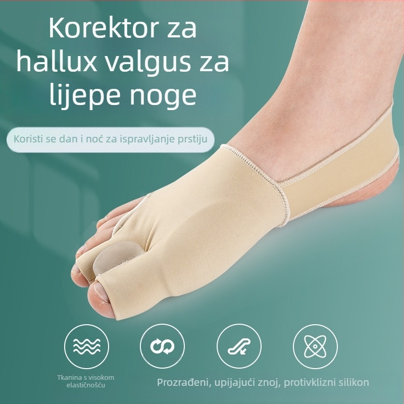 Razdjelnik za hallux valgus velikog prsta | SEBS + najlon tkanina | Nadograđeni model za svakodnevnu upotrebu | Pogodno za sva godišnja doba | Mai Le Kang