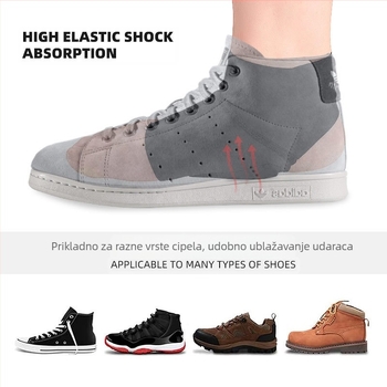 Zaštitnik gležnja s jastučićem za potporu luka, GEL PU materijal, za odrasle, rekreativna upotreba