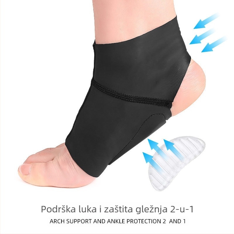 Zaštitnik gležnja s jastučićem za potporu luka, GEL PU materijal, za odrasle, rekreativna upotreba