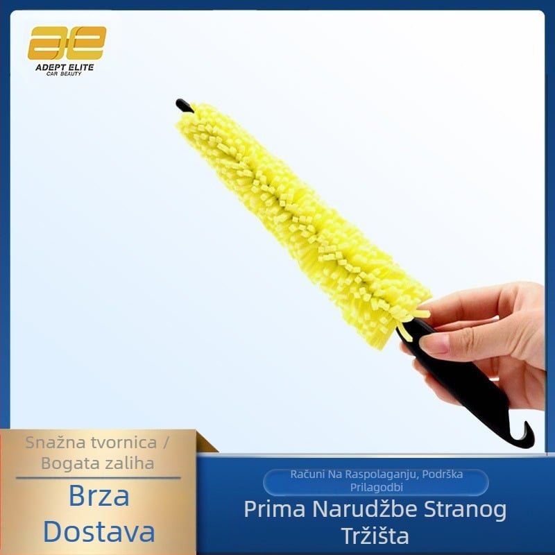 Speedmate četka za čišćenje guma automobila – višenamjenska četka za čišćenje kotača i felgi, plastika s spužvom