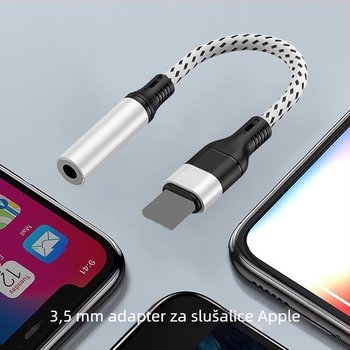 Dimension Lightning na 3,5 mm adapter za slušalice za Apple iPhone