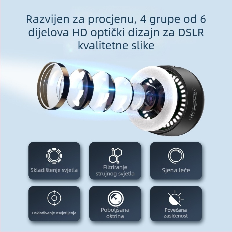 APEXEL Ručni MS120 Mikroskop za identificaciju dragog kamenja – HD povećanje, kompatibilan s mobilnim telefonom