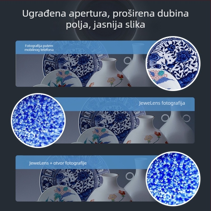 APEXEL Ručni MS120 Mikroskop za identificaciju dragog kamenja – HD povećanje, kompatibilan s mobilnim telefonom