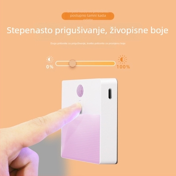 RGB LED noćna lampica s senzorom pokreta i magnetskim USB punjenjem