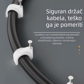 LTS Nylon kabelski klinovi i klipse – unutarnja upotreba, okrugli i kvadratni oblici