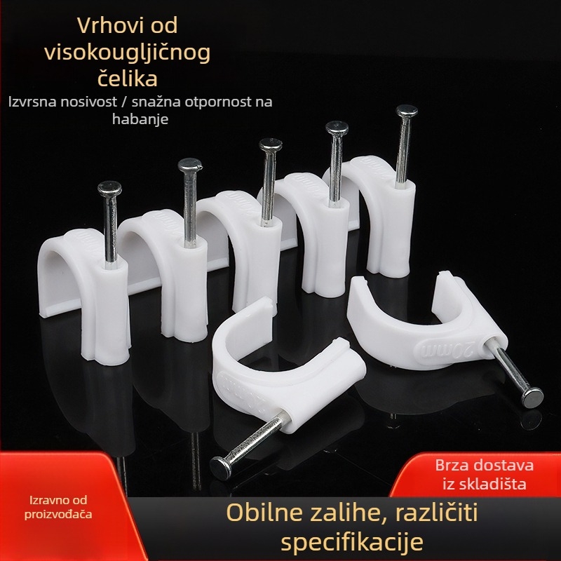 LTS Nylon kabelski klinovi i klipse – unutarnja upotreba, okrugli i kvadratni oblici