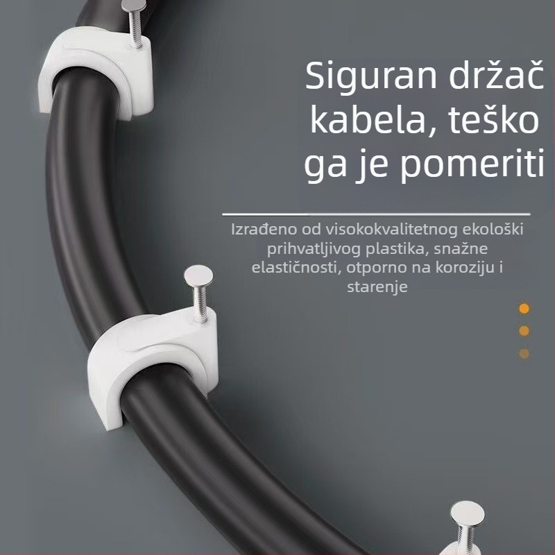 LTS Nylon kabelski klinovi i klipse – unutarnja upotreba, okrugli i kvadratni oblici
