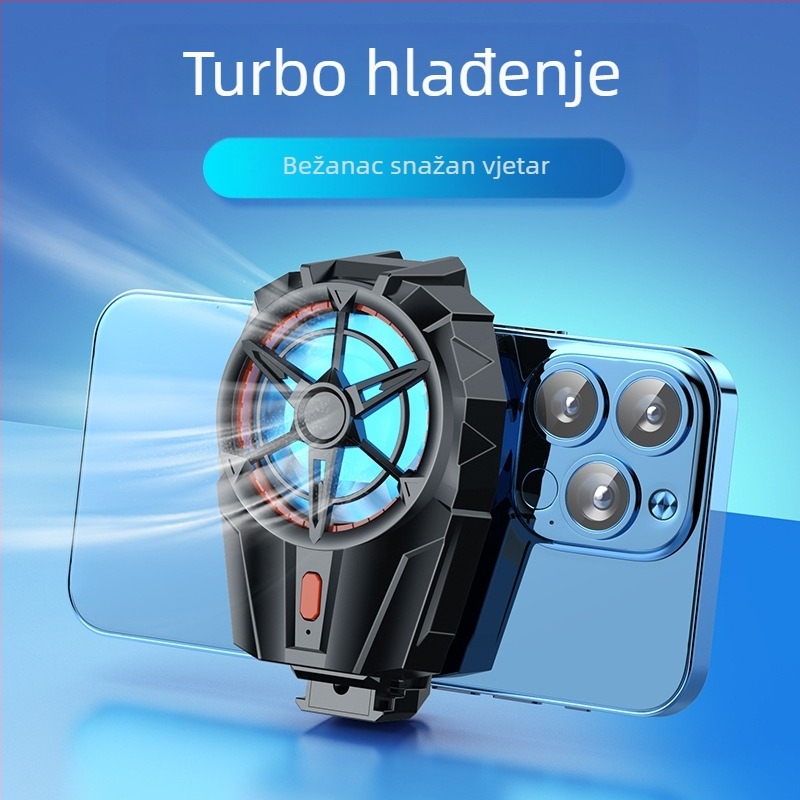 X52/X52A USB hlađenje s stražnjim klipom, kompatibilno s Androidom i iPhoneom, USB napajanje 5V, ABS kućište, USB sučelje