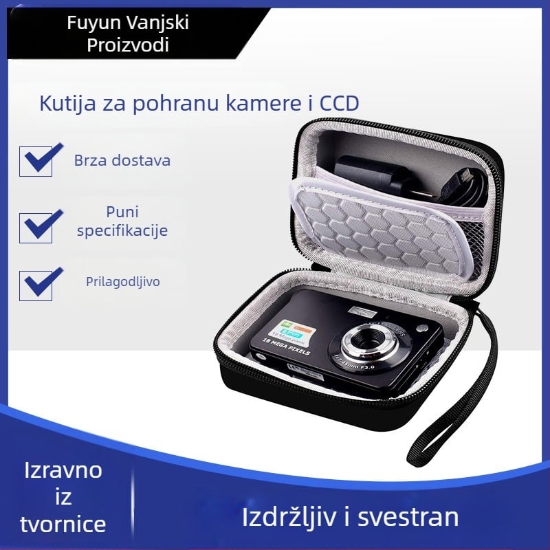 EVA zaštitna torbica za kameru i CCD opremu, model 2024, nosivost 1 kg, offset tisak, pakiranje 3C elektroničke opreme