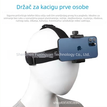 Držač za mobitel na glavu, dizajn 4-u-1, materijal: najlon, opća kompatibilnost