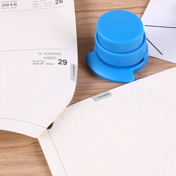 Ekološki spajalnik bez čavlića (bez žiga), model 001, prilagodljivi tip igle 12511079230, kapacitet spajanja 288 listova