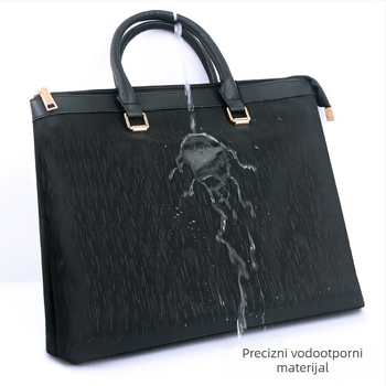 EN274 poslovna torba za laptop; Veliki kapacitet; Vodootporna torba za dokumente; Materijal: poliester; Ispis logotipa: Da; Prilagodba: Da; Unutarnje pregrade: 2