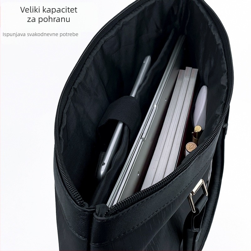EN274 poslovna torba za laptop; Veliki kapacitet; Vodootporna torba za dokumente; Materijal: poliester; Ispis logotipa: Da; Prilagodba: Da; Unutarnje pregrade: 2
