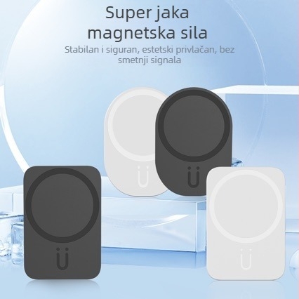 Magnetski držač za mobitel u automobilu s bežičnim brzim punjenjem 15W, PD punjenje, universalna kompatibilnost, kompaktno i prenosno