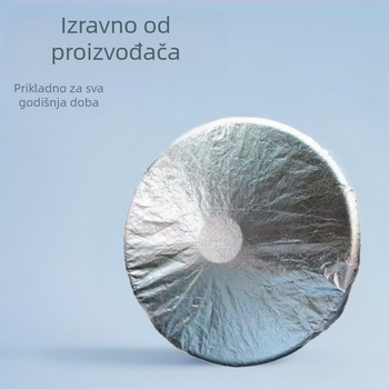 Navlaka za volan autom s UV zaštitom i toplinskom izolacijom, sportski stil, universalna prilagodba, sve sezone, materijal: premazana tkanina