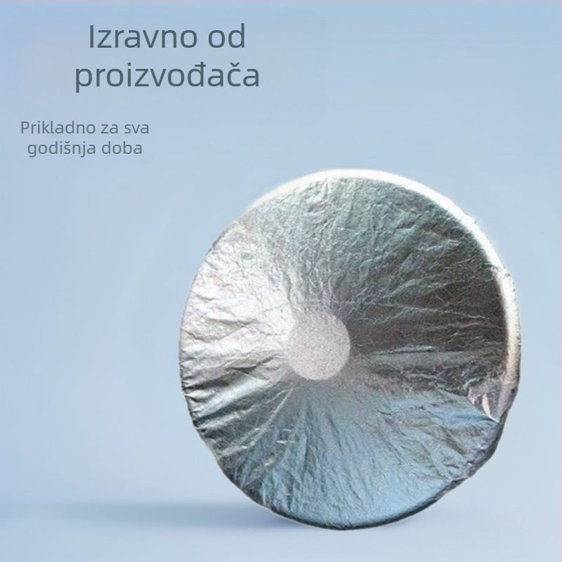 Navlaka za volan autom s UV zaštitom i toplinskom izolacijom, sportski stil, universalna prilagodba, sve sezone, materijal: premazana tkanina