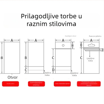 OPP samoljepljiva vrećica za pakiranje, prilagodljiva s tiskom logotipa, gravurna tiskarska tehnika i hladno rezanje; materijali: PVC, PET, PE, OPP, CPP, PP