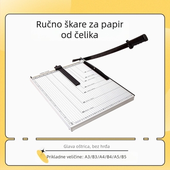 CAIDE B3 čelični ručni rezač za fotografije i papir – prijenosni višenamjenski stroj za rezanje