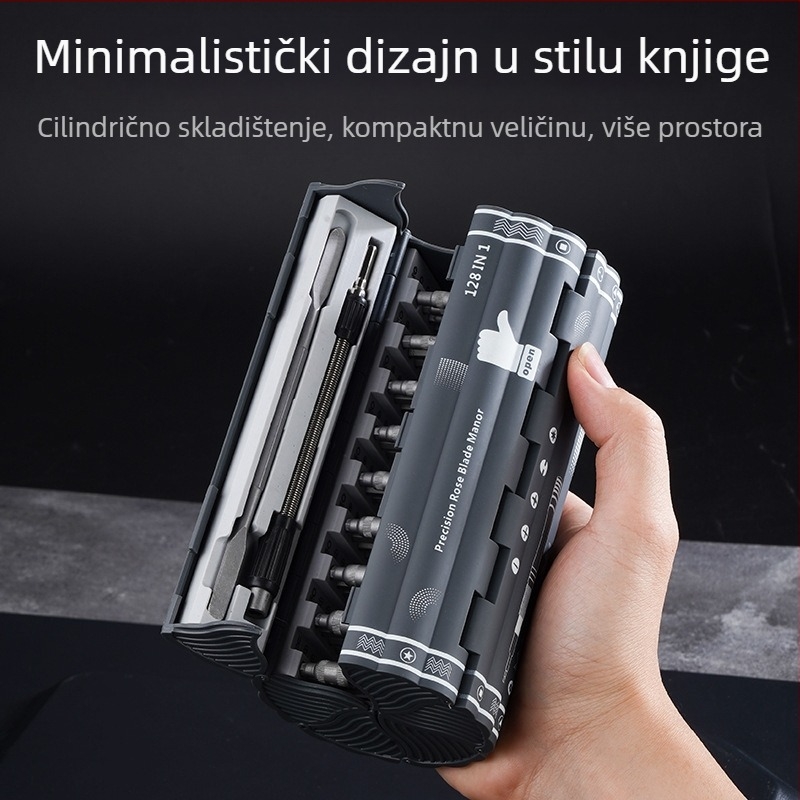 Set odvijača za kućnu i elektroničku opremu — magnetni, krom-vanadijev čelik, težina 0.64