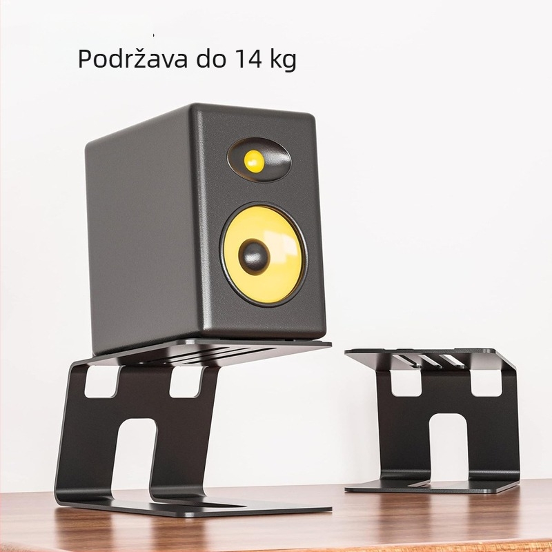 Stalak za stolne zvučnike od karbonskog čelika, s tlmičkim metalnim držačem i otvorenim umjetničkim dizajnom