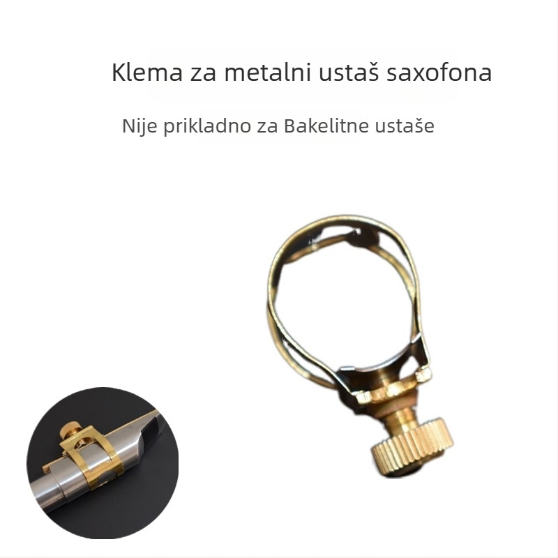 Klip za glavu flaute — mesing, Auspicious marka, za glazbene instrumente