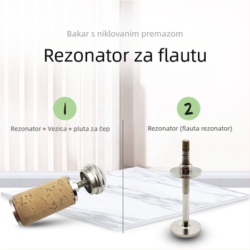 Set reflektirajućih pločica za glavu flaute za 16, 17 i 18 rupa