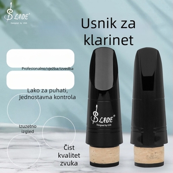 LADE ND79 ABS klarinet usnica s korom, za klarinet B♭, dodatak glave flaute