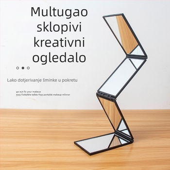 Sa Qi ogledalo za šminku s ABS okvirom i srebrnim ogledalom, bez električne energije