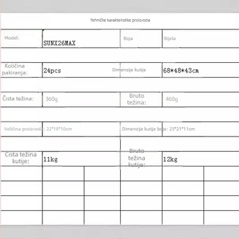 Painting Finger SUNX26 prijenosna visoko snaga lampa za nokte za brzo sušenje gel lakova