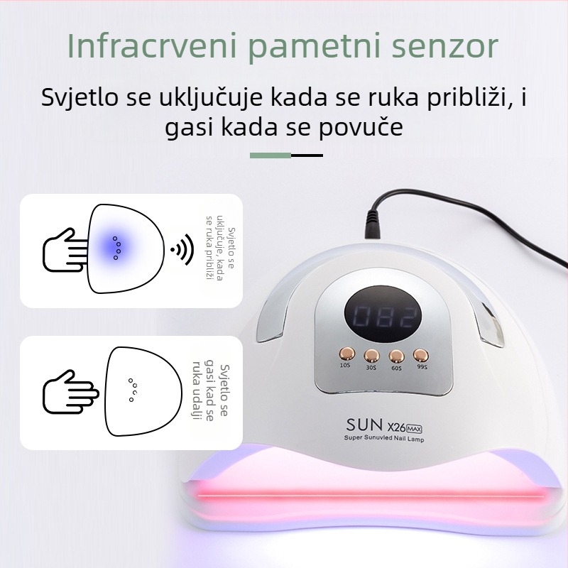 Painting Finger SUNX26 prijenosna visoko snaga lampa za nokte za brzo sušenje gel lakova