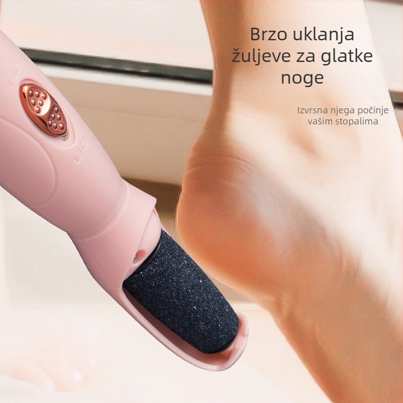 Nova prijenosna električna pilica za stopala s dugačkom drškom za uklanjanje mrtve kože i žuljeva, punjiva